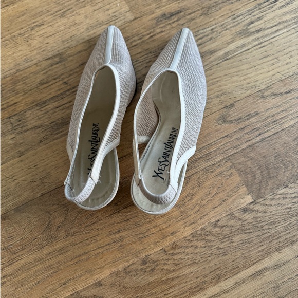Vintage YSL slingbacks - Picture 3 of 5